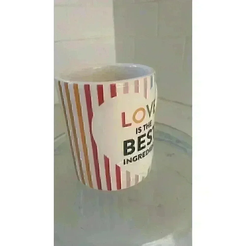 Sur La Table love is the best ingredient Coffee mug